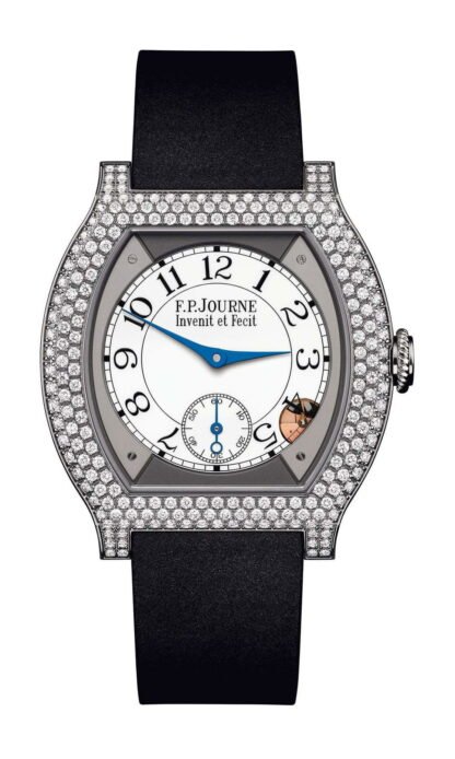 F.P.Journe Élégante 40 Titanium 12 Rows Of Diamonds White