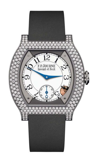 F.P.Journe Élégante 40 Titanium 12 Rows Of Diamonds White