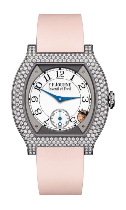F.P.Journe Élégante 40 Titanium 12 Rows Of Diamonds White