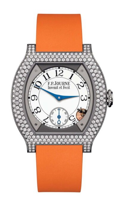 F.P.Journe Élégante 40 Titanium 12 Rows Of Diamonds White
