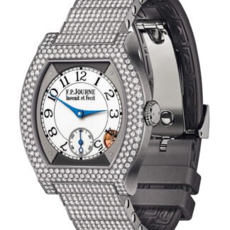 F.P.Journe Élégante 40 Titanium 12 Rows Of Diamonds With Set Bracelet White