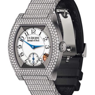 F.P.Journe Élégante 40 Titanium 12 Rows Of Diamonds With Set Bracelet White