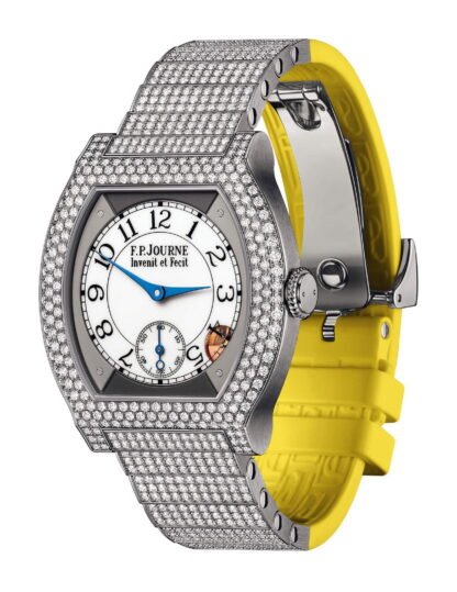 F.P.Journe Élégante 40 Titanium 12 Rows Of Diamonds With Set Bracelet White