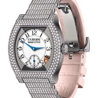 F.P.Journe Élégante 40 Titanium 12 Rows Of Diamonds With Set Bracelet White
