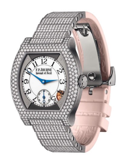 F.P.Journe Élégante 40 Titanium 12 Rows Of Diamonds With Set Bracelet White