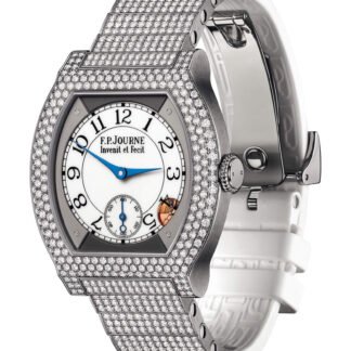 F.P.Journe Élégante 40 Titanium 12 Rows Of Diamonds With Set Bracelet White
