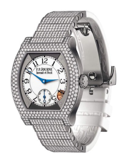 F.P.Journe Élégante 40 Titanium 12 Rows Of Diamonds With Set Bracelet White