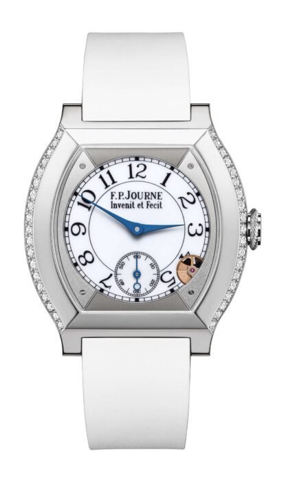 F.P.Journe Élégante 40 Titanium 2 Rows Of Diamonds White