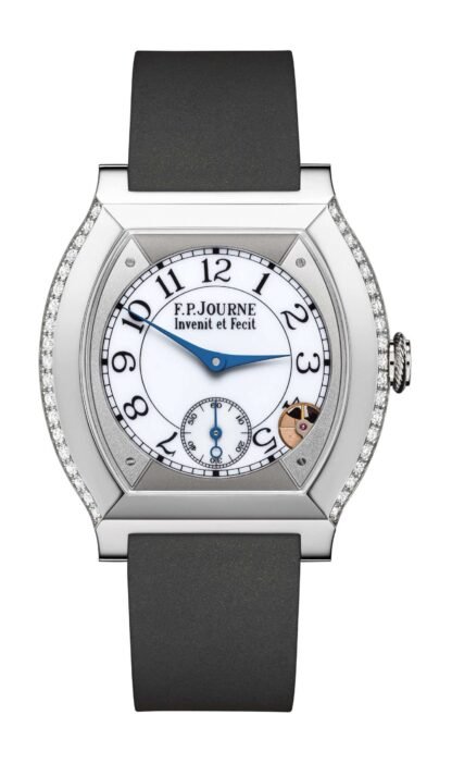 F.P.Journe Élégante 40 Titanium 2 Rows Of Diamonds White