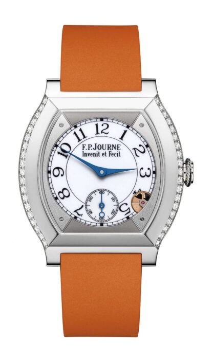 F.P.Journe Élégante 40 Titanium 2 Rows Of Diamonds White