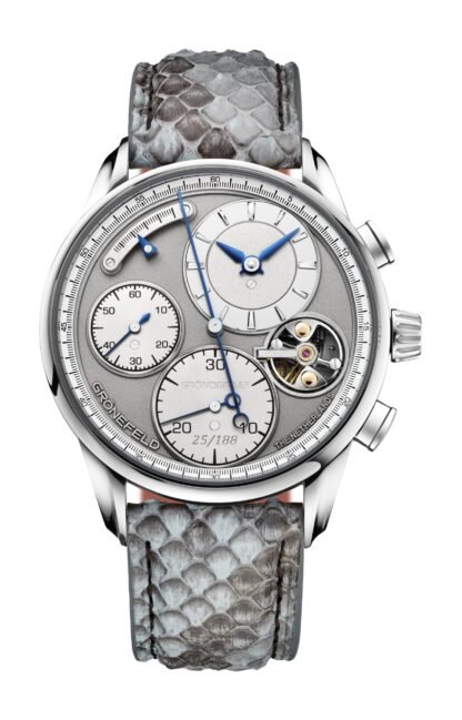 Grönefeld 1941 Grönograaf Stainless Steel Limited Edition Gray, White