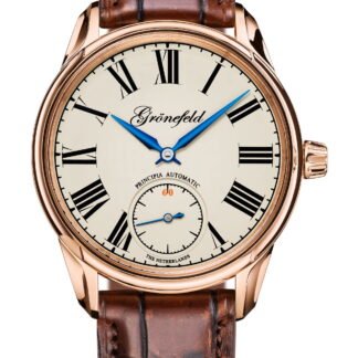 Grönefeld 1941 Principia Automatic Cream Laquer Dial Rg White