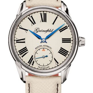Grönefeld 1941 Principia Automatic Cream Laquer Dial St White