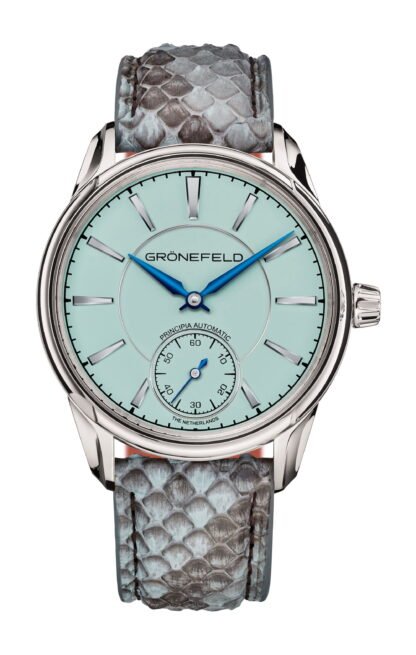 Grönefeld 1941 Principia Automatic Turquoise Dial St Blue