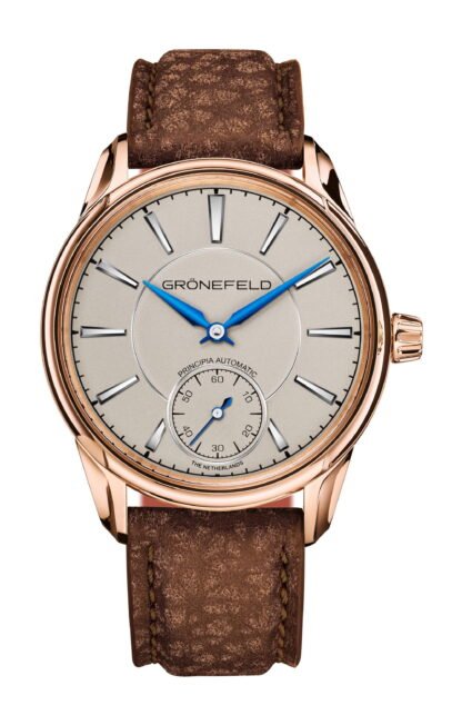 Grönefeld 1941 Principia Automatica Rhodium Dial Rg Silver