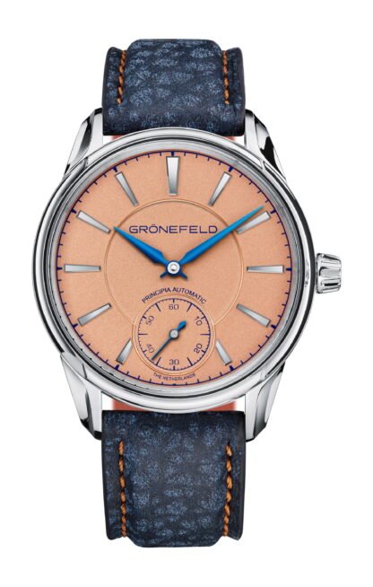 Grönefeld 1941 Principia Automatica Salmon Dial St Salmon