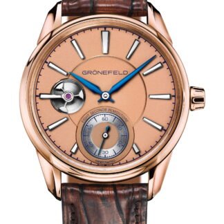 Grönefeld 1941 Remontoire Constant Force Salmon Dial Rg Salmon
