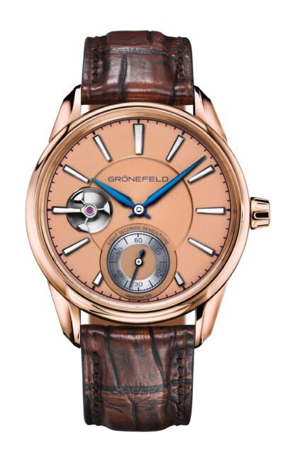 Grönefeld 1941 Remontoire Constant Force Salmon Dial Rg Salmon