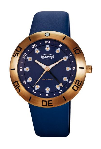 Ikepod Seapod Bronze Gmt Sylvia Blue