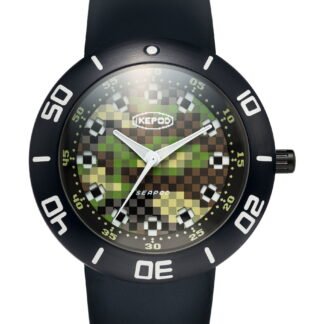 Ikepod Seapod Pixpat Artistic Dial, Green