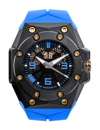 Linde Werdelin Oktopus Double Date 3Dtp Carbon Blue Black