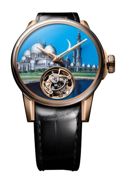 Louis Moinet Around The World In 8 Days Abu Dhabi Artistic Dial, Blue