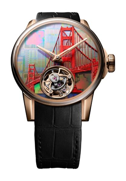 Louis Moinet Around The World In 8 Days San Francisco Artistic Dial, Red