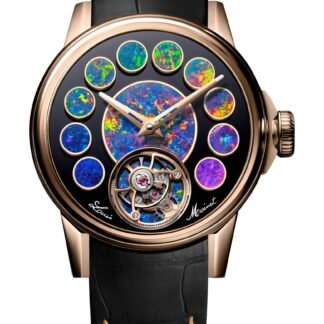 Louis Moinet Geopolis Opal Artistic Dial, Black