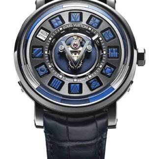 Louis Vuitton Escale Spin Time Tourbillon Central Blue Black, Blue