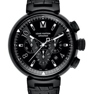 Louis Vuitton Tambour All Black Chronographe Black