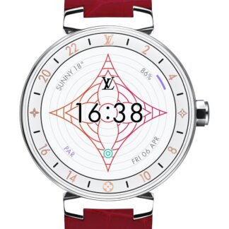 Louis Vuitton Tambour Horizon Monogram White