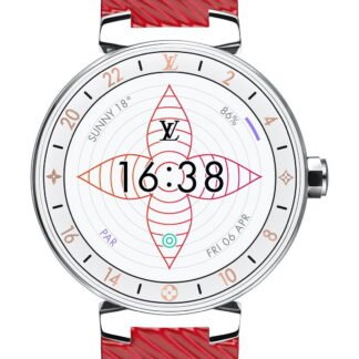 Louis Vuitton Tambour Horizon Monogram White