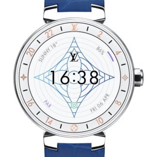 Louis Vuitton Tambour Horizon Monogram White