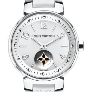 Louis Vuitton Tambour Moon Star Petite Seconde Blanche White