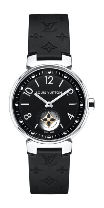 Louis Vuitton Tambour Moon Star Petite Seconde Noire Black