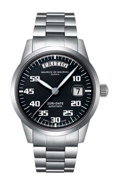 Maurice De Mauriac Automatic Date “Züri Date” Black Black