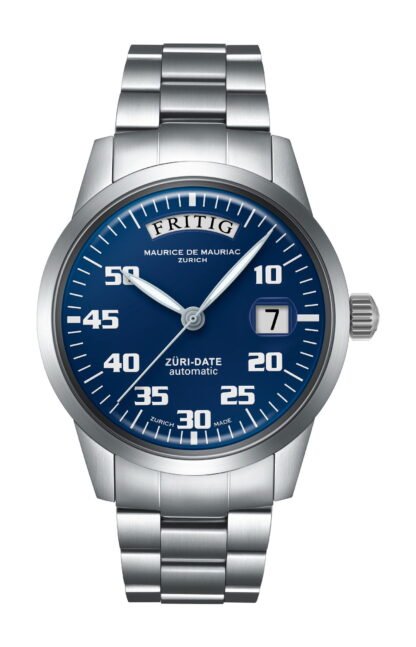 Maurice De Mauriac Automatic Date “Züri Date” Blue Blue