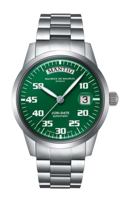 Maurice De Mauriac Automatic Date “Züri Date” Green Green