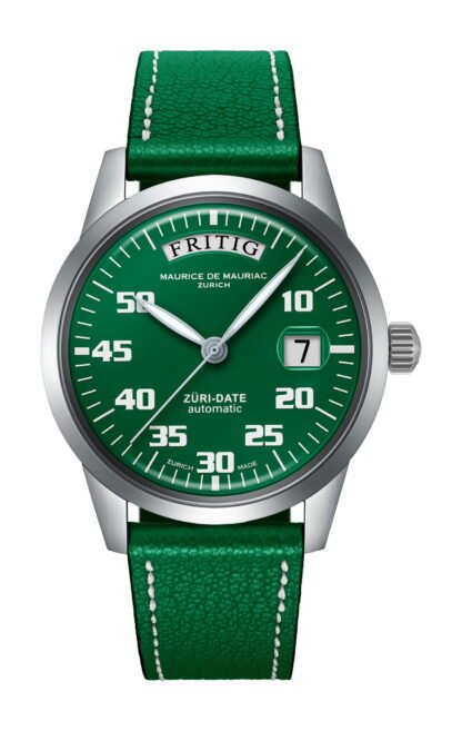 Maurice De Mauriac Automatic Date “Züri Date” Green Green