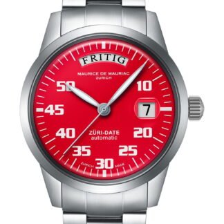 Maurice De Mauriac Automatic Date “Züri Date” Red Red