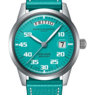Maurice De Mauriac Automatic Date “Züri Date” Turquoise Blue