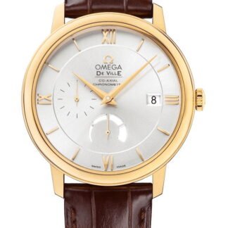 Omega De Villeprestigeco-Axial Chronometer Power Reserve 39.5 Mm Silver