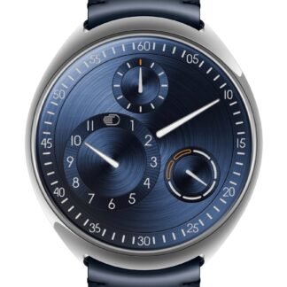 Ressence Type 1° Slim Night Blue Gray, Silver