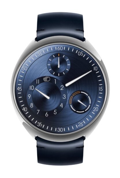 Ressence Type 1° Slim Night Blue Gray, Silver