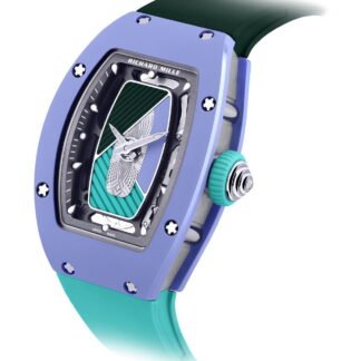 Richard Mille Rm 07-01 Automatic Coloured Ceramics Pastel Blue Limited Edition Artistic Dial, Blue, Green