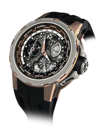 Richard Mille Rm 58-01 Manual Winding Tourbillon Worldtimer Jean Todt