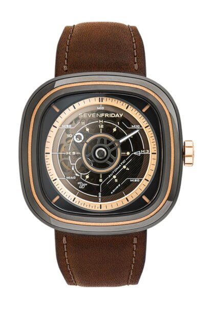 Sevenfriday T2/02 Revolution Black, Gold