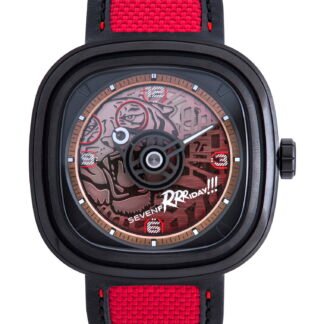 Sevenfriday T3/04 Red Tiger Artistic Dial, Red