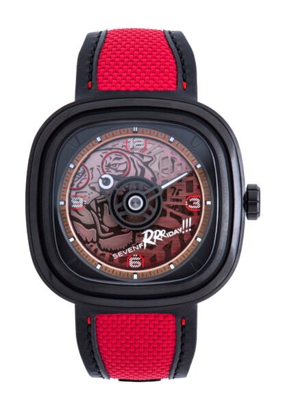 Sevenfriday T3/04 Red Tiger Artistic Dial, Red