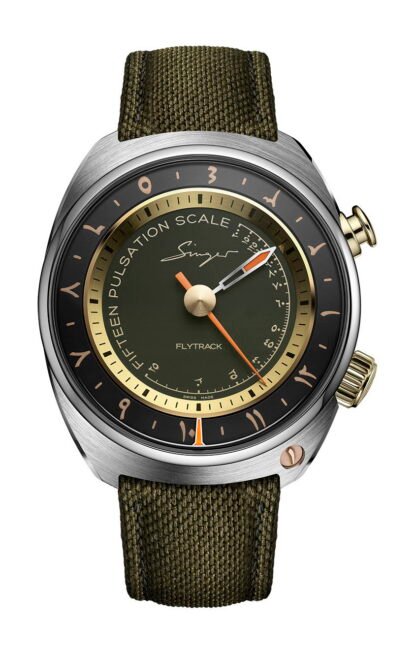 Singer Reimagined Flytrack Perpétuel Limited Edition Gold, Green